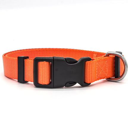 Soft Nylon Adjustable Pet Collar – Comfortable Durable Dog & Cat Collar with Buckle