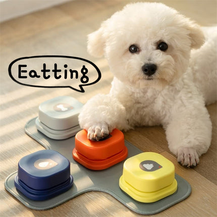 Recordable Pet Communication Button for Dogs & Cats | One-Click Talking Training Button Toy