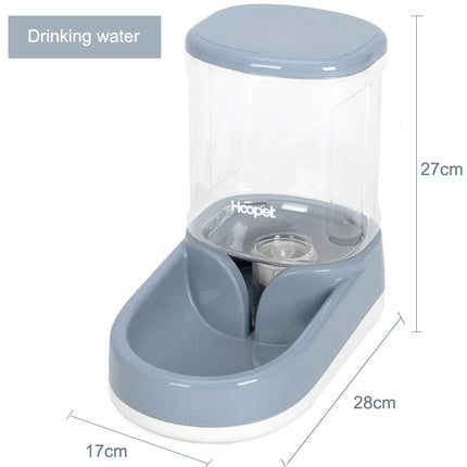 Automatic Gravity Pet Water & Food Dispenser Bowl for Dogs and Cats – Eco-Friendly PP Resin