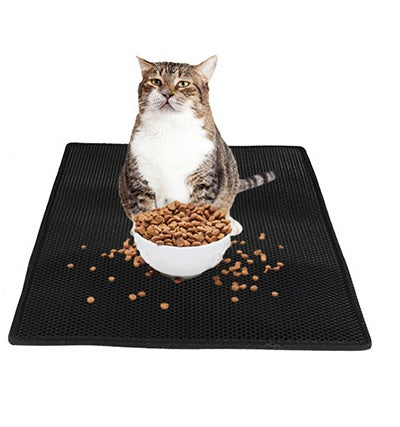 Honeycomb Cat Litter Pad Waterproof Double-Layer Cat Litter Trapper Mat