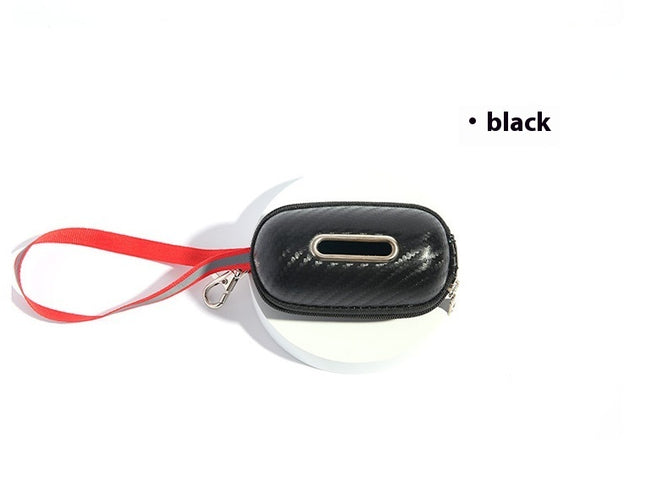 Outdoor Dog Walking Poop Bag Storage Dispenser with Clip & Wrist Strap