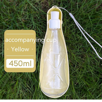 Portable Foldable Dog Water Bottle 550ml – Leak-Proof Outdoor Pet Drinking Cup for Travel & Walking