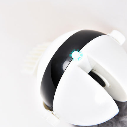 Electric Automatic Lifting Motion Cat Toy – Interactive Smart Teaser Ball with Rabbit Hair for Indoor Cats