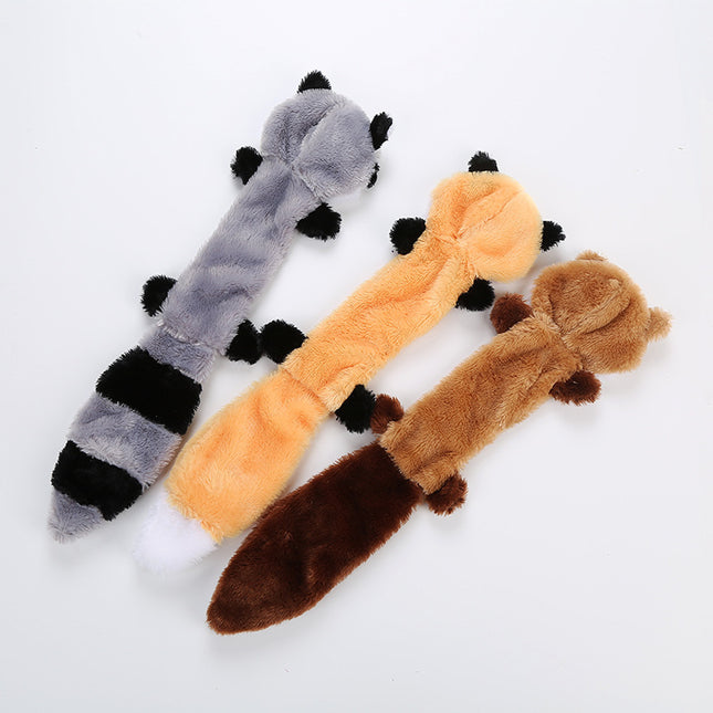 Cute Plush Animal Squeaky Dog Toy – Soft Chew Toy for Dogs & Cats