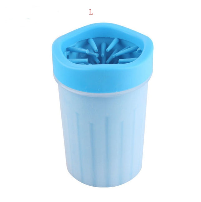 Silicone Dog Paw Washer Cup – Soft Bristle Pet Paw Cleaning Cup for Easy Foot Washing