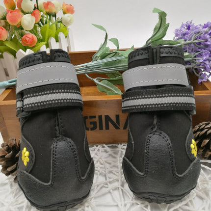 Pet Shoes Wear Dog Shoes Waterproof Non-Slip Adjustable Dog Booties
