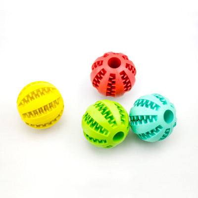 Rubber Mint Feeding Ball for Dogs & Cats – Treat Dispensing Chew Toy with Food Storage