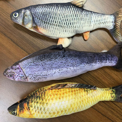 Electric Flopping Fish Cat Toy (Without Catnip) | Interactive Jumping Fish Simulation for Cats