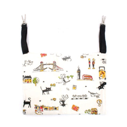 Double-Sided Lambskin Cat Hammock Hanging Bed – Warm Cage & Chair Mount Cat Swing for All Seasons