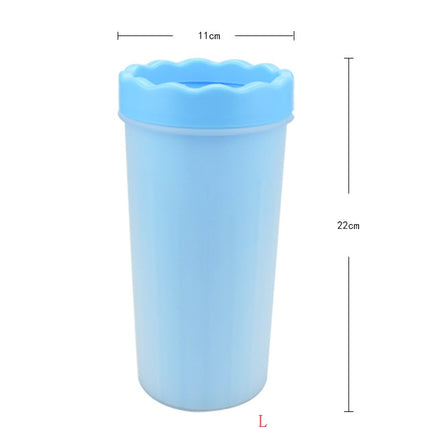 Silicone Dog Paw Washer Cup – Soft Bristle Pet Paw Cleaning Cup for Easy Foot Washing