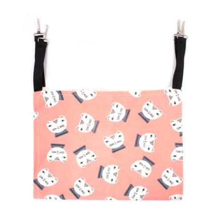 Double-Sided Lambskin Cat Hammock Hanging Bed – Warm Cage & Chair Mount Cat Swing for All Seasons