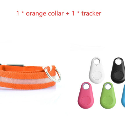 Safety Dog LED Collar – Waterproof Flashing Light Up Pet Collar for Night Walking, Rechargeable Reflective Dog Collar with Multiple Light Modes