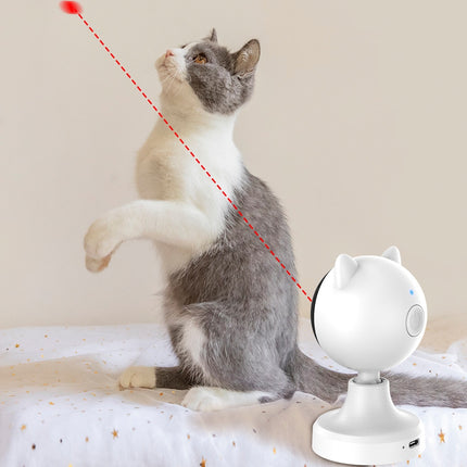Smart Automatic Laser Cat Teaser Toy with USB Charging – Interactive Laser Play Toy for Cats