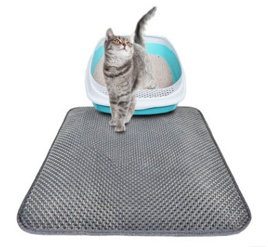 Honeycomb Cat Litter Pad Waterproof Double-Layer Cat Litter Trapper Mat