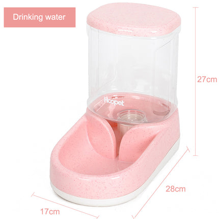 Automatic Gravity Pet Water & Food Dispenser Bowl for Dogs and Cats – Eco-Friendly PP Resin