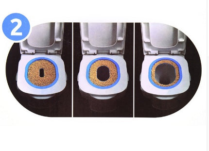 LED Cat Toilet Training Kit with Removable Trays & Toilet Seat Lighting