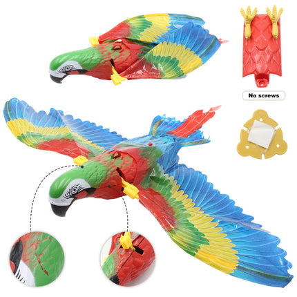 Simulation Bird Hanging Cat Toy Rotating Flying Eagle Interactive Pet Toy