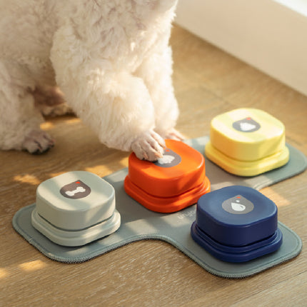 Recordable Pet Communication Button for Dogs & Cats | One-Click Talking Training Button Toy