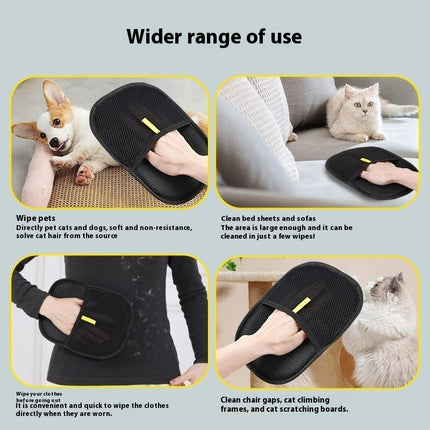 Pet Hair Remover Mitt Glove – Electrostatic Deshedding Grooming Glove for Dogs & Cats