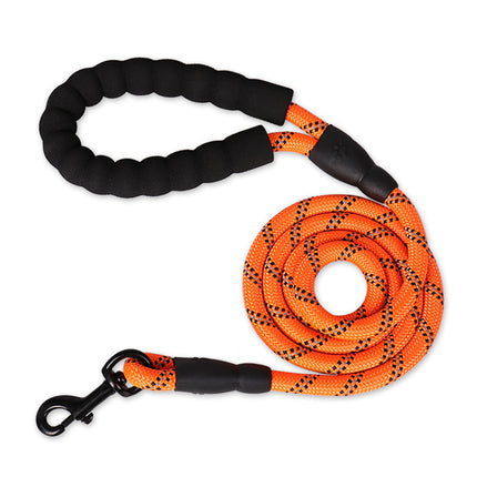 Reflective Nylon Dog Leash – Durable Rope Lead for Small, Medium & Large Dogs, Perfect for Walking and Training