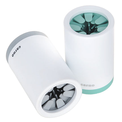 Portable Pet Paw Cleaner Cup with Soft Silicone Brush, Dog Foot Washing Cup (S / L)