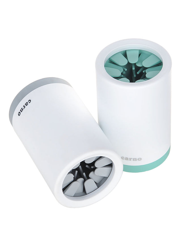 Portable Pet Paw Cleaner Cup with Soft Silicone Brush, Dog Foot Washing Cup (S / L)