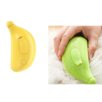 3-in-1 Pet Steam Grooming Brush with Spray & Massage – Rechargeable Hair Removal Comb for Cats & Dogs