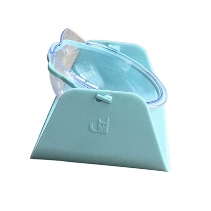 Adjustable Pet Cat Bowl | 15° Tilted Double Food & Water Feeder for Cats and Small Dogs