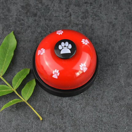 Pet Training Bell for Dogs & Cats – Paw Print Ring Bell for Obedience & Potty Training