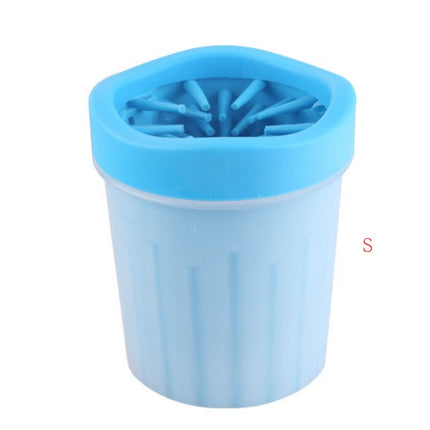 Silicone Dog Paw Washer Cup – Soft Bristle Pet Paw Cleaning Cup for Easy Foot Washing