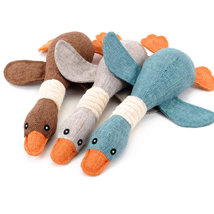Dayan Duck Sounding Plush Dog Toy – Interactive Pet Sound Toy