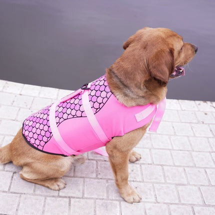 Pet Life Jacket Vest for Dogs – Polyester Swimming Safety Vest for Water Activities
