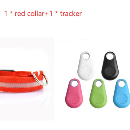 Safety Dog LED Collar – Waterproof Flashing Light Up Pet Collar for Night Walking, Rechargeable Reflective Dog Collar with Multiple Light Modes