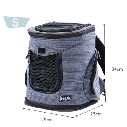 Pet Dog Backpack – Breathable Oxford Cloth Travel Carrier for Small Cats & Dogs