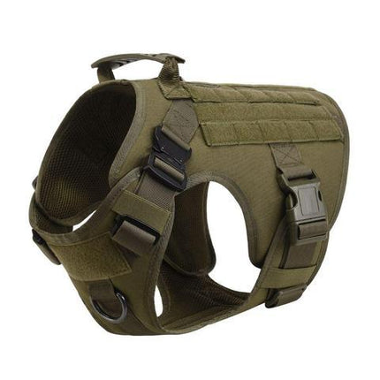 Military Tactical Dog Harness German Shepherd Adjustable Pet Dog Back Vest