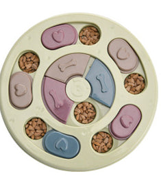 Interactive Dog Puzzle Feeder Toy – Slow Dispensing IQ Training Bowl for Small & Medium Dogs