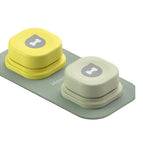 Two piece button set