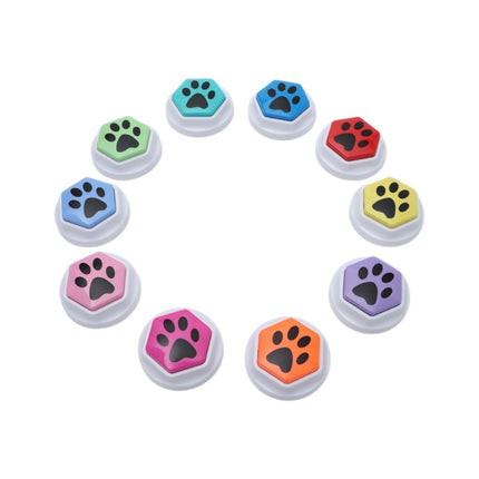 Pet Communication Training Talk Button – Interactive Voice Recording Squeeze Button Toy