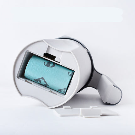 Plastic Cat Litter Scoop with Integrated Waste Bin, Hollow Sand Cleaning Shovel for Pet Care