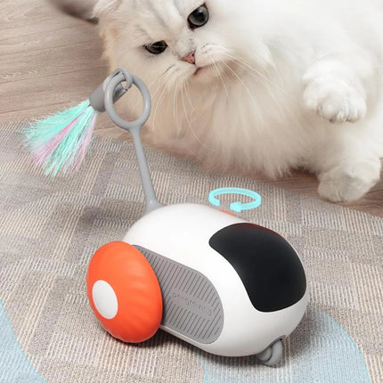 Remote Control Interactive Cat Car Toy – USB Rechargeable Smart Automatic Chasing Toy