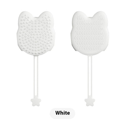 Double-Sided Silicone Cat Petting & Bath Grooming Gloves – Hair Removal Massage Glove (Left & Right Hand)