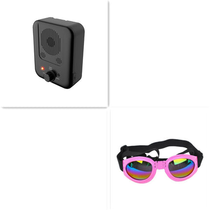 Ultrasonic Dog Anti-Barking Device for Outdoor & Indoor Use, USB Rechargeable No-Bark Control Trainer