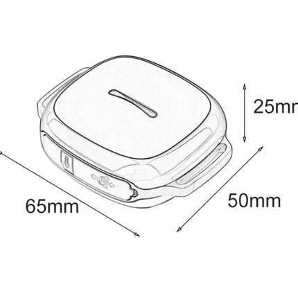 GPS Pet Tracker Collar for Dogs & Cats | USB Rechargeable Anti-Lost Locator with LED Light & IP67 Waterproof