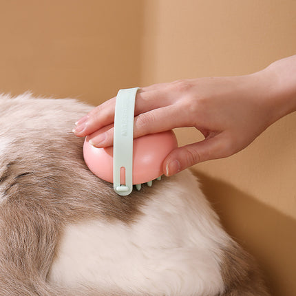 Silicone Pet Bath Massage Brush – Soft Grooming & Scrub Brush for Dogs and Cats