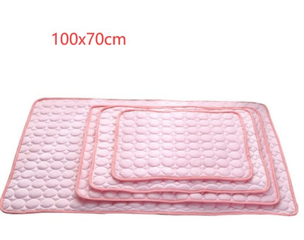 Pet Dog & Cat Ice Silk Cooling Pad Summer Cooling Mat for All Sizes