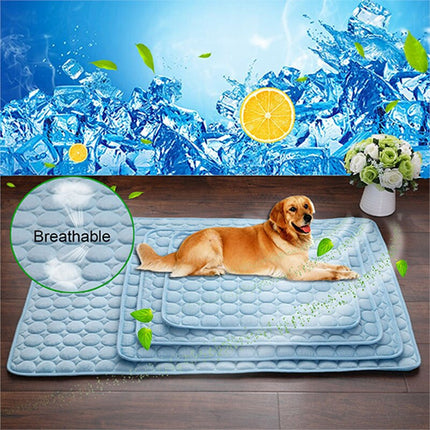 Pet Dog & Cat Ice Silk Cooling Pad Summer Cooling Mat for All Sizes
