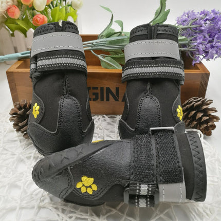 Pet Shoes Wear Dog Shoes Waterproof Non-Slip Adjustable Dog Booties