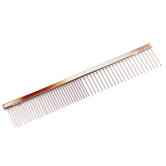 Stainless Steel Pet Grooming Comb – Dual Sparse & Dense Teeth Thinning Comb for Dogs & Cats