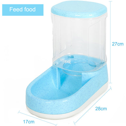 Automatic Gravity Pet Water & Food Dispenser Bowl for Dogs and Cats – Eco-Friendly PP Resin