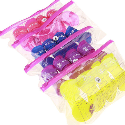 Waterproof Candy Pet Dog Shoes – Non-Slip Cartoon Rain Boots for Small and Large Dogs
